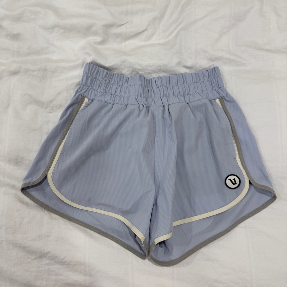 Vuori Women's Light Blue Athletic Shorts